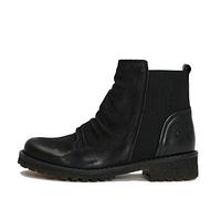 Felmini - Chaussures Femme - Tomber en amour avec CASTER C443 - Bottines Casual - Cuir Véritable - Noir - 40 EU Size