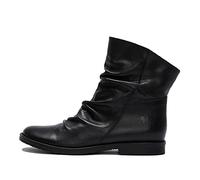 Felmini - Chaussures Femme - Tomber en amour avec CLASH 8114 - Bottines Casual - Cuir Véritable - Noir - 37 EU Size