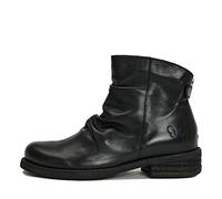 Felmini - Chaussures Femme - Tomber en Amour avec Hardy A720 - Bottines à Fermeture éclair - Cuir Véritable - Noir - 41