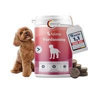 felmo Friandises digestives pour chien avec probiotiques pour favoriser la régulation intestinale et la digestion, renforcer le système immunitaire de votre chien, sans céréales et sans sucre
