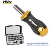 FELO Série 400 Ergonic Stubby Porte-Outil Court Bit Tournevis + Profi Bitbox