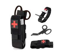 Feloyal Garrot Sac Molle EMT Ciseaux Médicaux, Garrot et Ciseaux Titulaire Support Sac Tactiques Militaire pour Les Premiers Secours et Les Urgences en Extérieur