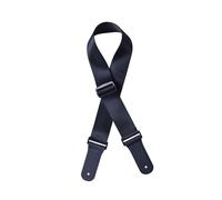 Feloyal Sangles de Guitare Réglable Nylon avec Extrémité en Cuir Guitare Band Guitare Electrique Guitare Acoustique Western Guitar Basse Guitare Harnais Enfants Hommes Femmes Guitaristes Noir