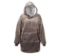 Felpa Con Cappuccio Grigio Talpa Taglia Unica Abbigliamento Invernale Freddo Natale