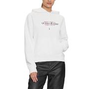 Sweat-shirt femmes Guess GJ HOOD OS AMERICAN Blanc EU M