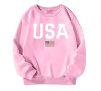 Felpa e Maglia della Salute per Bambina, Manica Lunga con Vestibilità Oversize Morbida, Top Pullover Casual per Gioco Quotidiano e Attività all'Aperto, Leggero e Traspirante per Stagioni Intermedie
