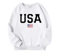 Felpa e Maglia della Salute per Bambina, Manica Lunga con Vestibilità Oversize Morbida, Top Pullover Casual per Gioco Quotidiano e Attività all'Aperto, Leggero e Traspirante per Stagioni Intermedie