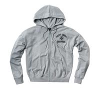 Felpa Moto West Coast Choppers Oversize À Capuche Zippée WCC Iron Grise Taille S