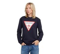 Felpa uomo Guess logo triangolo Audley cn fleece smart blue ES24GU21 M2YQ37K6ZS1 M