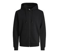 Sweat-shirt hommes Jack & Jones JJEBRADLEY SWEAT ZIP HOOD Noir EU L