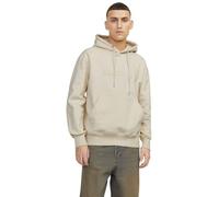 FELPA Uomo JACK&JONES 12262811 FREDERIKSBERG SWEAT HOOD ANTIQUE WHITE