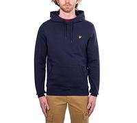 FELPA Uomo LYLE & SCOTT 1874 ML1139V BRUSHED BACK HOODIE Z271 DARK NAVY BRUSHED