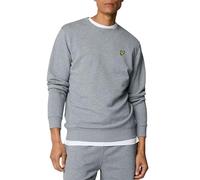 FELPA Uomo LYLE & SCOTT 1874 ML424VOG CREW NECK T28 MID GREY MARL