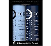 Felps Omega Zero Unique Nanoplastia Resistance & Sensitive Lot de 2 kits de lissage 500 ml