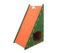 Felt Cat Scratcher, Triangular Vertical Scratcher, Non-Shedding Wear-Resistant Felt Pad for Scratching, Kitten Climbing Mat for Playing, Interactive Pet Accessory, 15.75x11.81x21.65 in