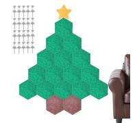 Felt Christmas Tree 130cm Reusable Wall Decoration With 50 Ornaments