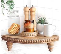 Felt Creative Home Goods Étagère d'angle perlée (Marron Rustique)