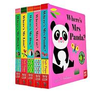 Felt Flaps and a Mirror Where's Series 5 Books Collection Set by Ingela P Arrhenius(Where's Mrs Panda? , Where's Mrs Cat?, Where's Mr Dog, Where's Mr Lion? & Where's Mr Duck?)