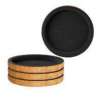 Felt Furniture Pads - 4X Portable Carpet Sliders, 5in Heavy Furniture Moving Discs with Reusable Design, Furnitures Movers Sliders for Home, Protects Floors and Makes Moving Sofas, Tables, Bed