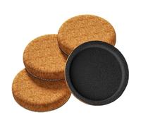 Felt Furniture Pads, 4X Portable Carpet Sliders for Easy Moving, Reusable Heavy-Duty Furniture Moving Discs, Sturdy Furnishings Sliders for Home, Work Room, and Hardwood Floors