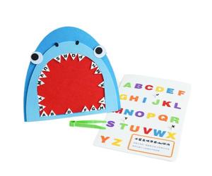 Felt Letter Recognition Puzzle Classroom Literacy Practice Travel Toy