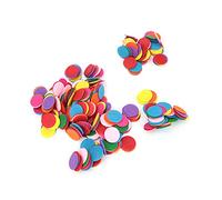 Felt Round Shape Pad Sprinkles Mixed Color Party Wedding Birthday Lightweight Table Decoration DIY Craft Project Decorative (2.5cm 500 Pcs)