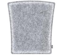 Feltd. Coussin en feutre écologique pour chaise Kartell Victoria Ghost Comfort avec revêtement antidérapant (Cloud (gris chiné)