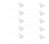 FELTECHELECTR 10 Pièces Buse de Pulvérisation Blanche pour Bouteille Spray, Compatible 28 Mm, en Plastique Design Ergonomique pour Usages Industriels et Detailing Automobile