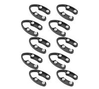 FELTECHELECTR 10 pièces Coupe-capsule de Vin Noir Découpe Simple de Papier Aluminium Ouvre-bouteille Pratique pour Amateurs de Vin Accessoire Bar à Domicile Ergonomique