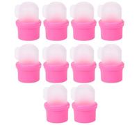 FELTECHELECTR 10 Pièces Couvertures de Trempage des Ongles en Polypropylène Pratiques pour Dissolvants de Vernis à Ongles Destinées aux Clients sous Lampe UV