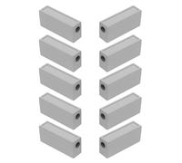 FELTECHELECTR 10 Pièces Lot de Bornes de Connexion Cuivre à Vis Bloc de Jonction Électrique Résistant Corrosion Barrette de Mise Terre pour Usage Industriel Domestique et Automobile