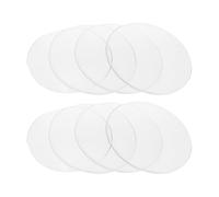 FELTECHELECTR 10 pièces Lot de Verres de Montre Verre pour Laboratoire Chimie Multi-usages Évaporation et Support Transparents et Résistants pour École et Expérimentation Analytique