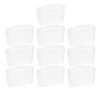 FELTECHELECTR 10 pièces PVC Transparent Tips For Stained Glass Running Pliers Lightweight Cushioned Covers Protecting Glass From Scratches And Chips Compact And Replaceable Design For Glasswork