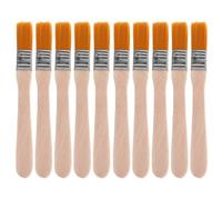 FELTECHELECTR 10 Pinceaux d'Archéologie pour Garçon et Filles en Bois Ensemble de 10 Brosses de Fouille Éducatives pour Kit Archéologique Outils Sûrs et Ergonomiques pour Activités