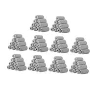 FELTECHELECTR 100 pièces Lot de Surchaussures Jetables Antidérapantes Gris Couvre-Chaussures Intérieur et Extérieur Protection Poussière et Saleté Élastique Ajustable Usage Unique Pratique