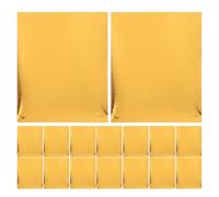 FELTECHELECTR 1000 feuilles de papier-monnaie chinois jaune doré pour les rituels funéraires de la fête de Qingming et de la fête des fantômes affamés - Fournitures pour le culte des ancêtres