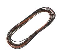 FELTECHELECTR 12 Pièces de Bandes Élastiques en Nylon pour Cahier Reliant, Accessoires de Bureau pour Organiser et Fermer Carnets, Adaptées à L'école Bureau