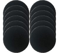 FELTECHELECTR 12 Pièces Filtre à Charbon Désodorisant pour Poubelle Cuisine et Aquarium, Coussinets en Éponge Noire, Bloquant Les Odeurs Efficacement