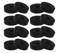 FELTECHELECTR 12 pièces Rondelles Caoutchouc Anti-vibrations Ømm Tampons Isolants Élastiques pour Machines Industrielles Amortisseurs de Vibration Robustes et Antidérapants