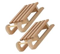 FELTECHELECTR 12 pour Maison de Poupée Décorations Miniatures de Noël DIY à Peindre Accessoires de Fête Miniature pour Sapin et Scène Festive