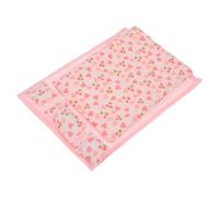 FELTECHELECTR 12 pour Maison de Poupée Drap-Housse Rose Couette et Oreillers Miniatures Kit de Chambre à Coucher pour Mini Lit Accessoires Décoratifs pour Poupée