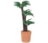 FELTECHELECTR 12 pour Maison de Poupée Modèle Mini Bonsaï Vert Décoration Réaliste sans Entretien Accessoire Décoratif pour Bureau et Jardin