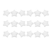 FELTECHELECTR 18 Pcs Boîte à Bonbons Étoile Transparente en Ps, Forme Étoile à Cinq Branches, pour Présent, Bricolage, Mariage et Décorations de Noël