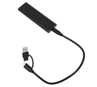 FELTECHELECTR 1ensemble Boîtier Ssd Externe Aluminium Type-c USB avec Uasp Et Trim Adaptateur Compatible Nvme pour Stockage Mobile Rapide Et Fiable