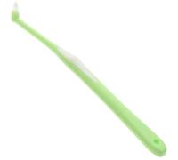 FELTECHELECTR 1pièce Brosse à Dents pour Animaux à Tête Unique Brosse Chien et Chat pour Soins Dentaires Manche Ergonomique pour Nettoyage Mauvaise Haleine Couleur Aléatoire