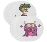 FELTECHELECTR 2 ensembles Autocollants Apprentissage Propreté avec Changement de Couleur de Stickers Wc pour Filles et Garçons Motifs Cartoon Amusants Résistants à Eau et Réutilisables pour