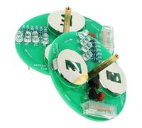 FELTECHELECTR 2 Ensembles Kit Soudure Électronique Gyroscope LED DIY pour Apprentissage et Pratique de Soudure Portable et Léger pour Hobbyistes et Formation Technique