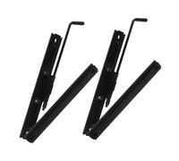FELTECHELECTR 2 Paires Kit de Rails Coulissants Fer Réglables pour Siège de Voiture Base de Rail Compatible Go Kart Utv et VTT Ajustement -arrière pour Confort de Conduite