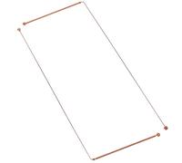 FELTECHELECTR 2 pièces Bâtons de Radiesthésie Laiton pour Divination Eau et Chasse Aux Trésors Outils Spirituels Polyvalents pour Sourciers Débutants et Professionnels