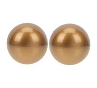 FELTECHELECTR 2 pièces Boule de Loterie Plastique Dorée Lot de Boules Sphériques pour Tirage Au Sort Jeu Activité Divertissement et Tombola